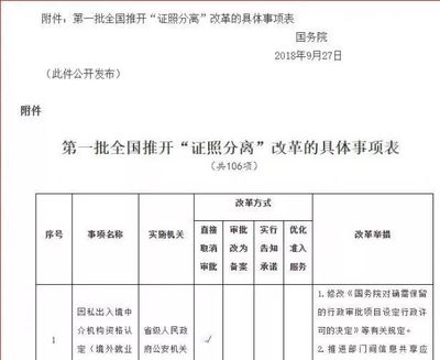 重大政策转变 国家移民管理局停止因私出入境中介资格认定，服务重归市场自由竞争